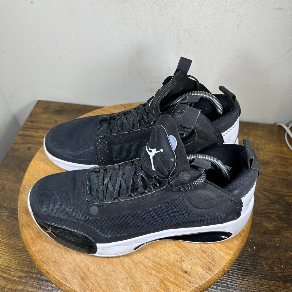 Jordan Air Jordan 34 Eclipse Black White Mens Shoes AR3240-001 Size 11